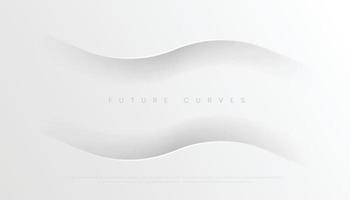 grigio bianca astratto moderno sfondo con leggero argento Linee. creativo futuristico geometrico design vettore illustrazione
