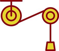 puleggia vettore icona design