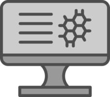 bioinformatica vettore icona design