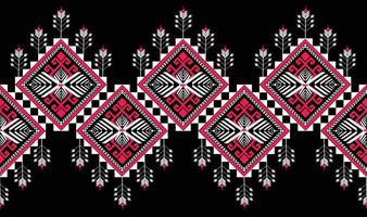 astratto etnico geometrico ikat modello. orientale africano americano messicano azteco motivo tessile e boemo modello vettore elementi. progettato per sfondo, sfondo, Stampa .vettore ikat modello.
