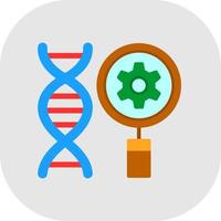 genetico scoperta vettore icona design