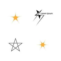 semplice e di moda stella logo vettore