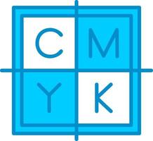 CMYK creativo icona design vettore