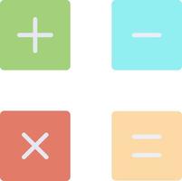 matematica vettore icona design