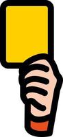 giallo carta vettore icona design