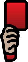 rosso carta vettore icona design