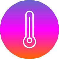 termometro vuoto vettore icona design