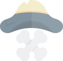 pirata cappello vettore icona design