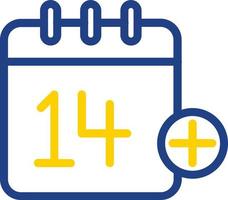 calendario giorno vettore icona design