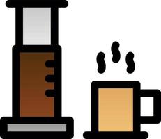 aeropress vettore icona design