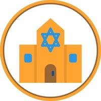 sinagoga vettore icona design