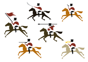 Vettore di illustrazione della cavalleria