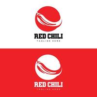 rosso chili logo, caldo chili peperoni vettore, chili giardino Casa illustrazione, azienda Prodotto marca illustrazione vettore