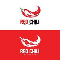 rosso chili logo, caldo chili peperoni vettore, chili giardino Casa illustrazione, azienda Prodotto marca illustrazione vettore