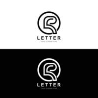 r lettera logo, vettore alfabeto simbolo, design per marca loghi con iniziale lettera
