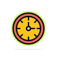 allarme orologio cronometro tempo astratto cerchio sfondo piatto colore icona vettore