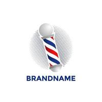 polo barbershop logo vettore