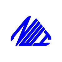 nwi lettera logo creativo design con vettore grafico, nwi semplice e moderno logo.