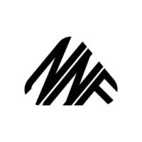 nnf lettera logo creativo design con vettore grafico, nnf semplice e moderno logo.