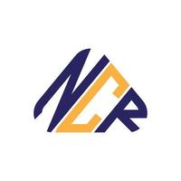ncr lettera logo creativo design con vettore grafico, ncr semplice e moderno logo.