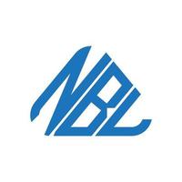 nbl lettera logo creativo design con vettore grafico, nbl semplice e moderno logo.