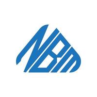 nbm lettera logo creativo design con vettore grafico, nbm semplice e moderno logo.