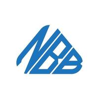 nbb lettera logo creativo design con vettore grafico, nbb semplice e moderno logo.