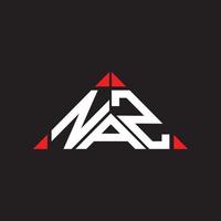 naz lettera logo creativo design con vettore grafico, naz semplice e moderno logo.