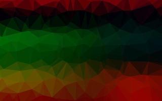 multicolore scuro, layout poligonale astratto di vettore arcobaleno.