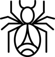 illustrazione vettoriale di ragno su uno sfondo simboli di qualità premium. icone vettoriali per il concetto e la progettazione grafica.