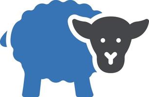 illustrazione vettoriale di pecore su uno sfondo. simboli di qualità premium. icone vettoriali per il concetto e la progettazione grafica.