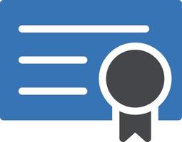 illustrazione vettoriale del certificato su uno sfondo. simboli di qualità premium. icone vettoriali per il concetto e la progettazione grafica.
