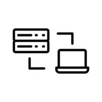 illustrazione vettoriale di condivisione file su uno sfondo simboli di qualità premium. icone vettoriali per il concetto e la progettazione grafica.