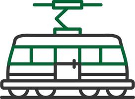 tram creativo icona design vettore