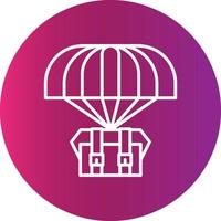 airdrop creativo icona design vettore