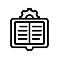 illustrazione vettoriale di lettura del libro su uno sfondo. simboli di qualità premium. icone vettoriali per il concetto e la progettazione grafica.