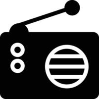 illustrazione vettoriale radio su uno sfondo. simboli di qualità premium. icone vettoriali per il concetto e la progettazione grafica.