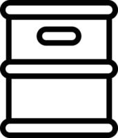 illustrazione vettoriale del barilotto su uno sfondo. simboli di qualità premium. icone vettoriali per il concetto e la progettazione grafica.