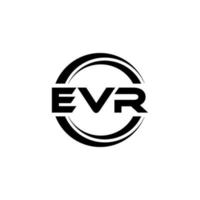 evr lettera logo design nel illustrazione. vettore logo, calligrafia disegni per logo, manifesto, invito, eccetera.