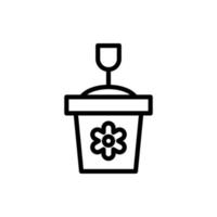 sabbia castello schema icona vettore illustrazione, estate stagione logo modello ispirazione