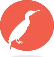 carino e bellissimo uccello logo design. colibrì logo design. unico carino uccello logo modello. vettore