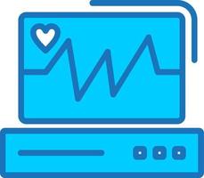 ecg tenere sotto controllo vettore icona design