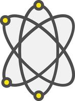 atomico energia vettore icona design