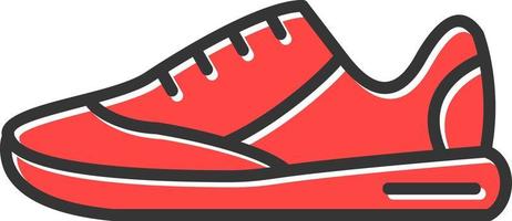scarpe da ginnastica creativo icona design vettore