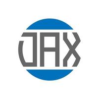 dax lettera logo design su bianca sfondo. dax creativo iniziali cerchio logo concetto. dax lettera design. vettore