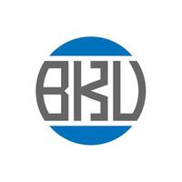 bkv lettera logo design su bianca sfondo. bkv creativo iniziali cerchio logo concetto. bkv lettera design. vettore