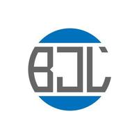 bjl lettera logo design su bianca sfondo. bjl creativo iniziali cerchio logo concetto. bjl lettera design. vettore