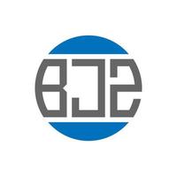 bjz lettera logo design su bianca sfondo. bjz creativo iniziali cerchio logo concetto. bjz lettera design. vettore