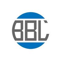 bbl lettera logo design su bianca sfondo. bbl creativo iniziali cerchio logo concetto. bbl lettera design. vettore
