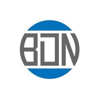bdn lettera logo design su bianca sfondo. bdn creativo iniziali cerchio logo concetto. bdn lettera design. vettore